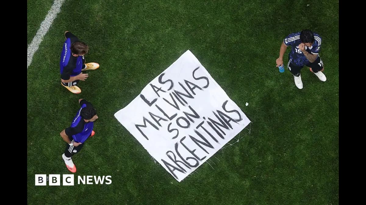 White House Defends Argentina Football Team's Falklands Banner Display