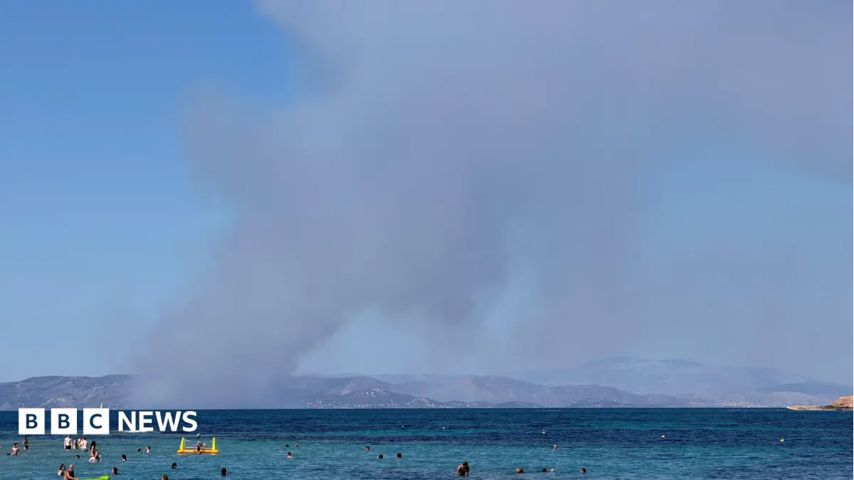 Salamina Island Fires Force Evacuations, Claim Two Lives as Blaze Spreads Near Athens