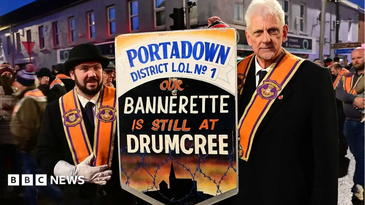 Thousands Rally in Portadown as Orangemen March Through Town Centre