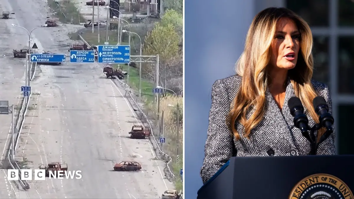 Melania Trump Brokers Ukraine-Russia Ceasefire in Oleshky, Halting Hostilities