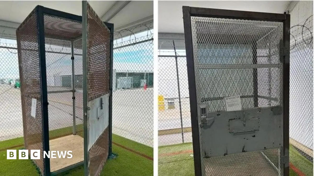 Florida Immigrant Detention Centre Caged Detainees Outdoors, DHS Inspectors Report