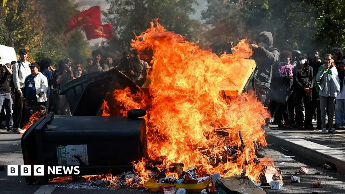 French Schools Ablaze as Student Protests Against Education Reforms Escalate
