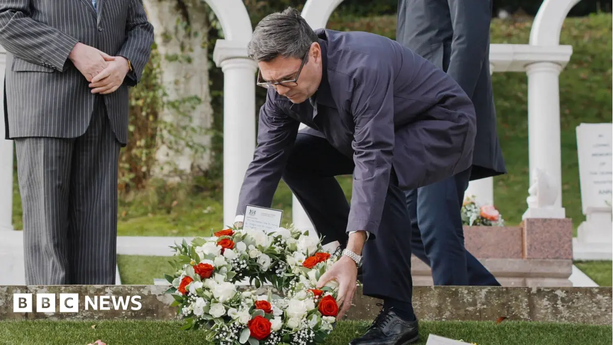 Prime Minister Visits Aberfan Before 60th Anniversary of 1966 Colliery Spoil Tip Disaster
