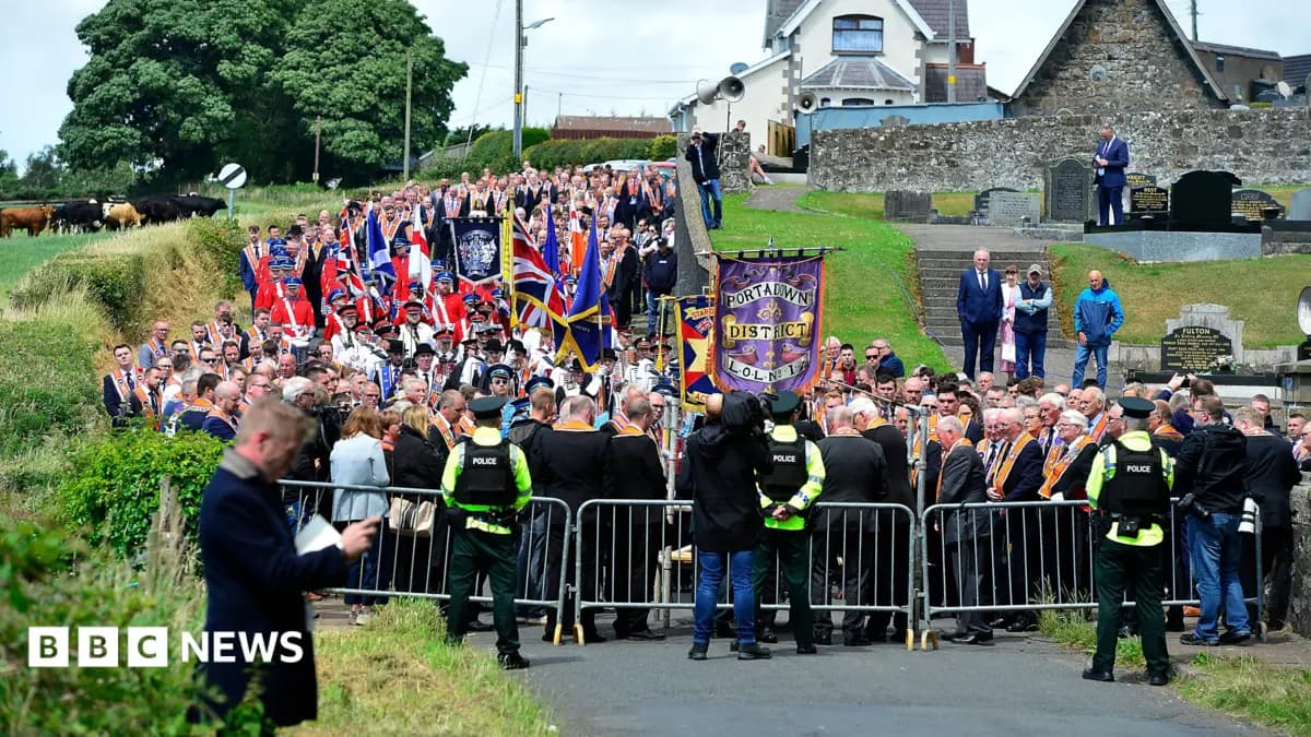Parades Commission Decides Fate of Orange Order Drumcree March Through Portadown