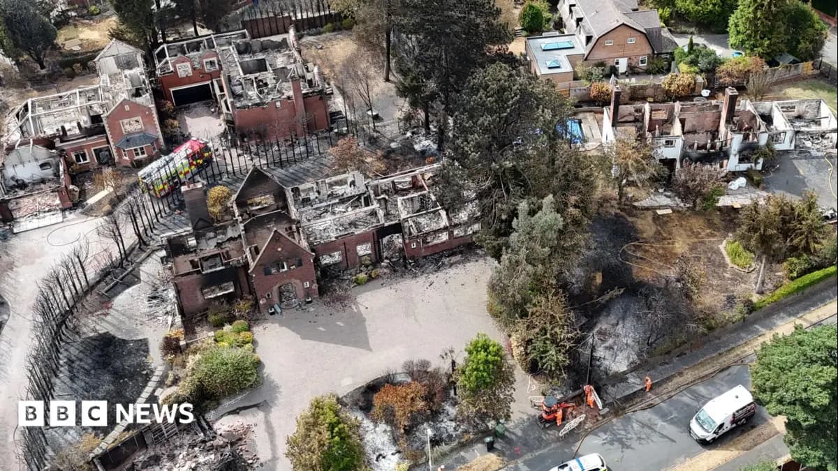 Nineteen English and Welsh Homes Destroyed by Wildfires, National Alert Issued