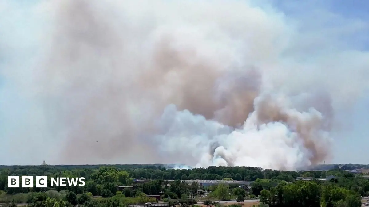 Two Firefighters Die Battling Blaze Near Bordeaux Airport Parking Facilities