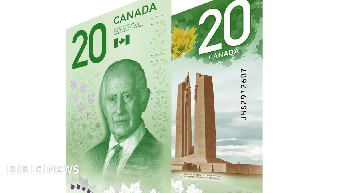 Canada Issues New Polymer £20 Banknote Featuring King Charles III Portrait