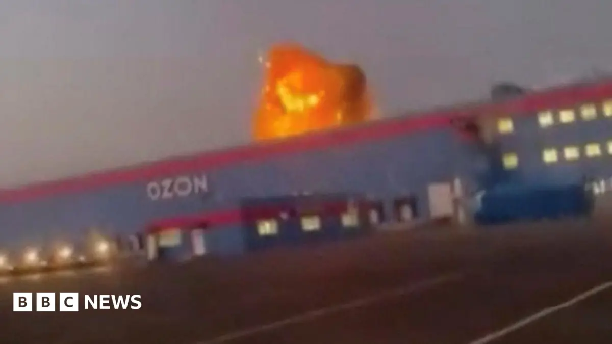 Ukrainian Strikes Hit Ozon Warehouses in Southern Russia, Causing Extensive Damage