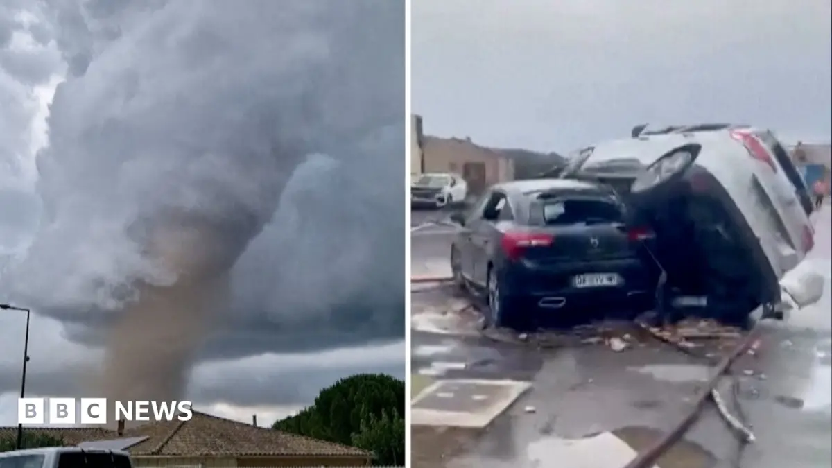 Tornado Rips Through Southern France, Injuring Over 40 and Destroying Villages