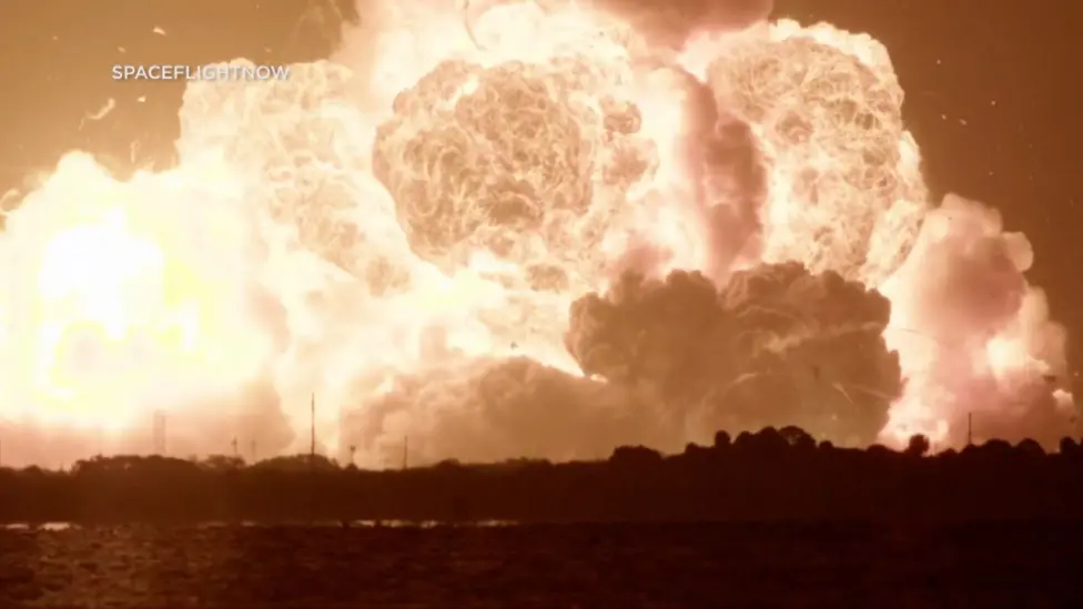 Blue Origin New Glenn Rocket Explodes on Cape Canaveral Launch Pad During Test