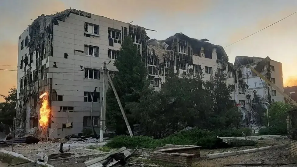 Russia Accuses Ukraine of Drone Attack on Starobilsk College, Vows Retaliation