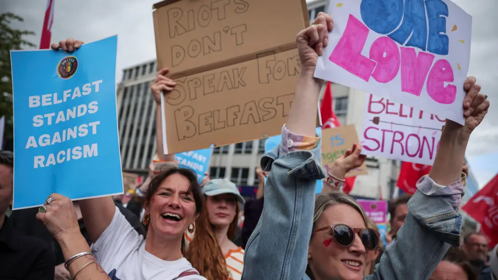 Belfast City Hall Hosts Thousands for Anti-Racism Rally After City Disorder