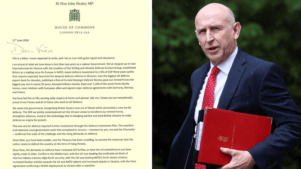 John Healey Resigns as Defence Secretary Over Inadequate UK Military Funding