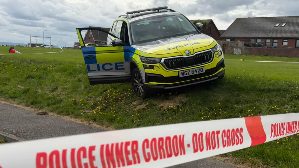 Three Arrested in Downpatrick After Officer Struck by Stolen Police Car, Shot Fired