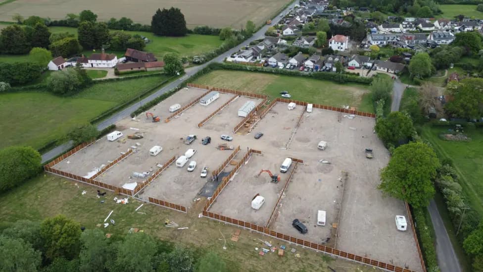 Essex Field Concreted for Traveller Plots Appears on Facebook for Sale