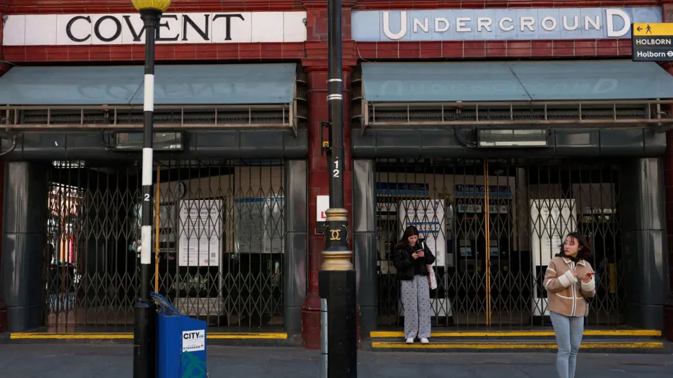 RMT London Tube Drivers Strike Over Four-Day Week Roster Concerns