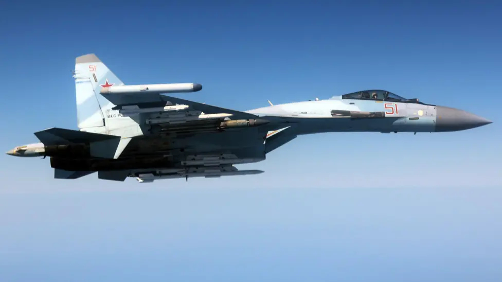 Russian Su-35 Disables RAF Spy Plane Autopilot Over Black Sea Last Month